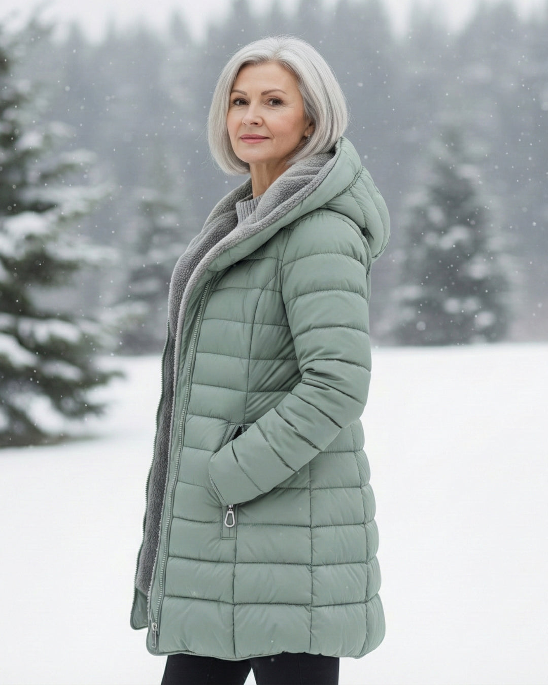 Donna | Gefütterte Fleece-Steppjacke