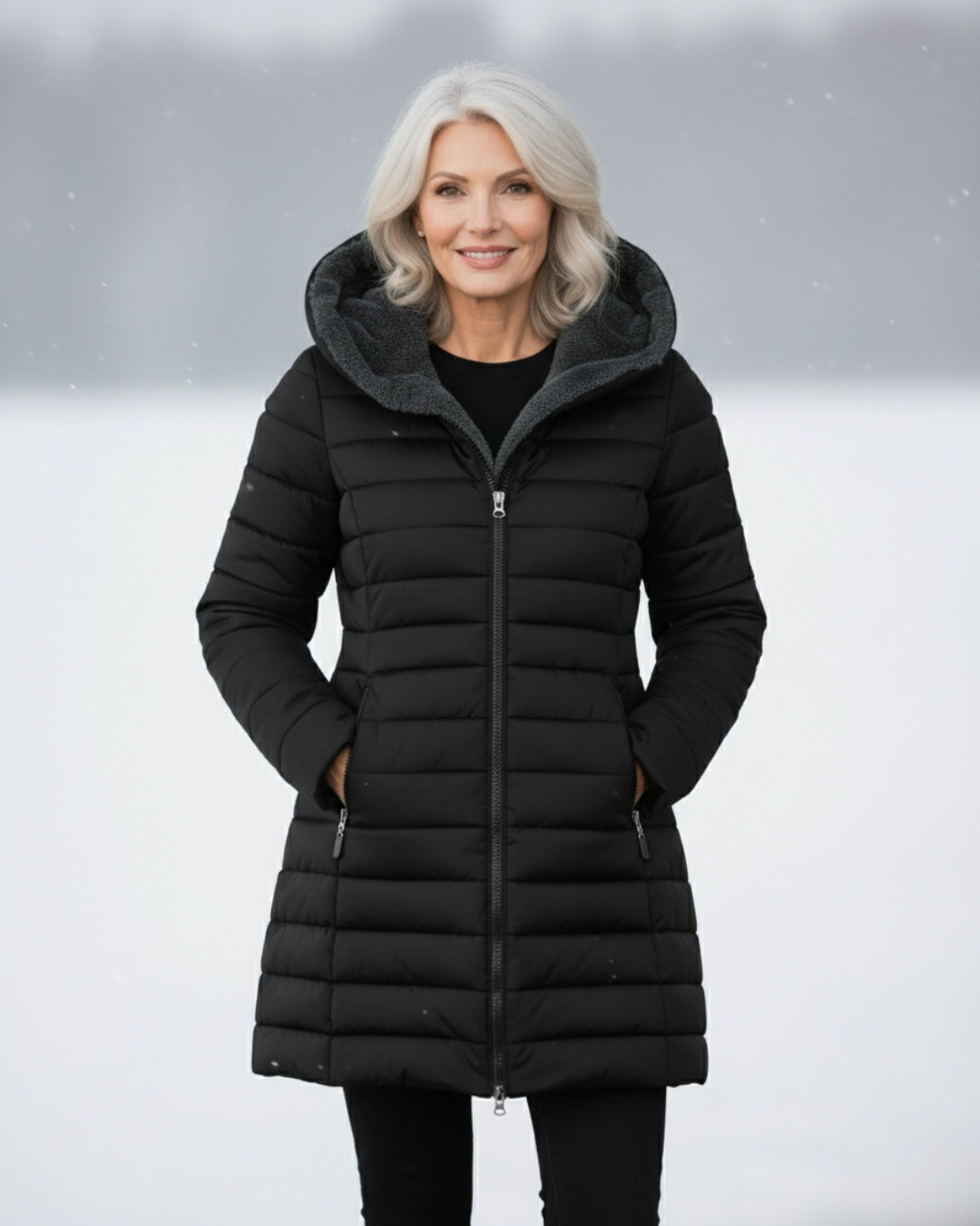 Donna | Gefütterte Fleece-Steppjacke