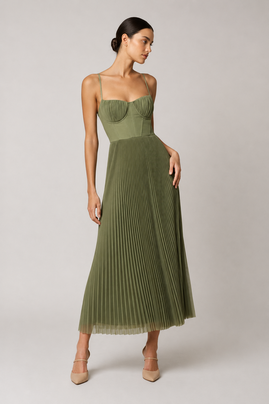 Tamara | Elegant midikjole med korset