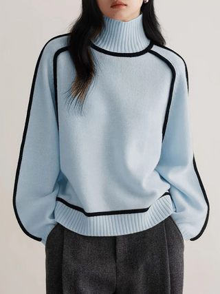 Emilie | Premium Rullekrave-jumper