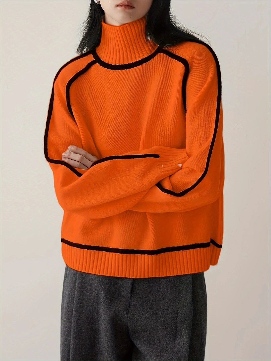 Emilie | Premium Rullekrave-jumper