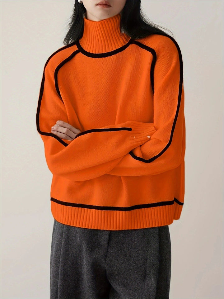 Emilie | Premium Rullekrave-jumper