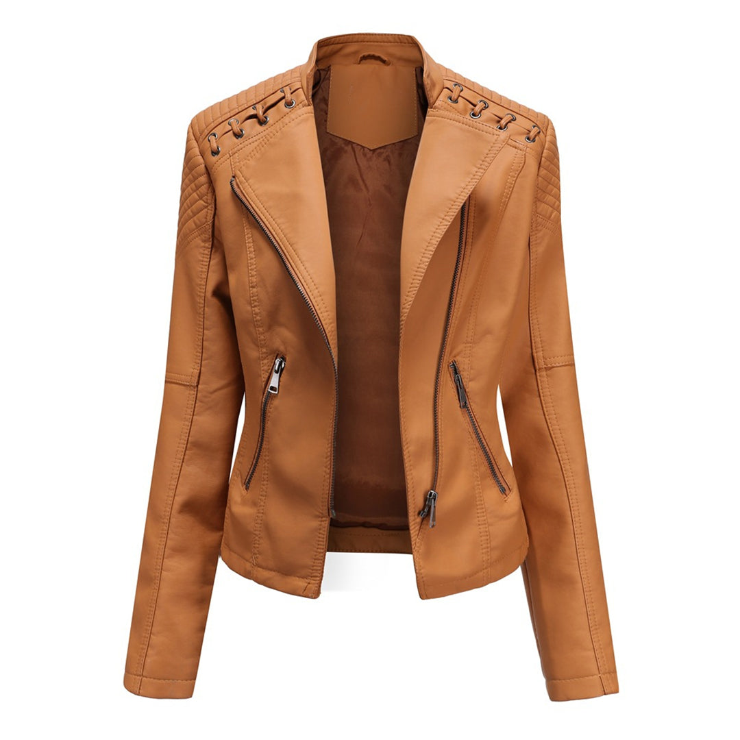 Marguerite™ | Asymmetrische Steppjacke mit Ösen