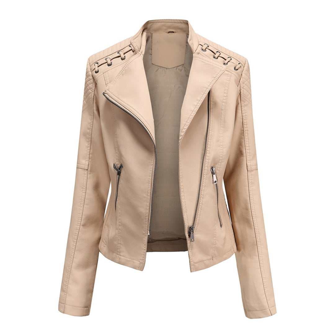 Marguerite™ | Asymmetrische Steppjacke mit Ösen