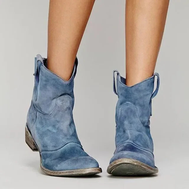 Jane | Vintage Cowboy Ankelstøvler til kvinder