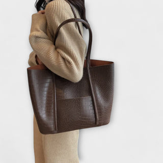 KAREN | SKULDERTASKE MED VINTAGEUDTRYK