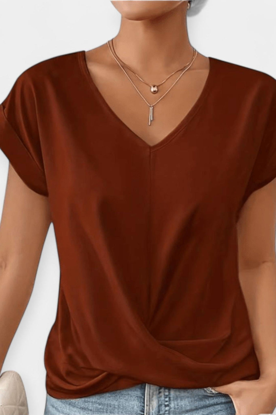Stine | V-hals bluse