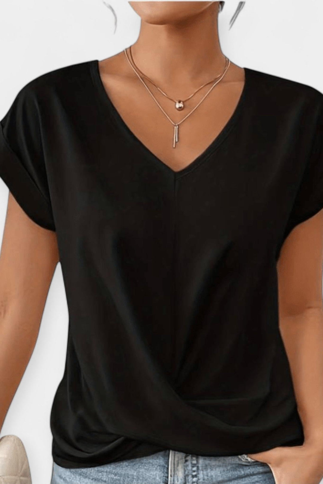 Stine | V-hals bluse