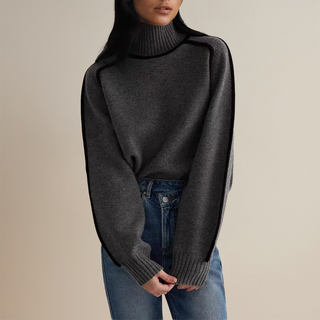 Emilie | Premium Rullekrave-jumper