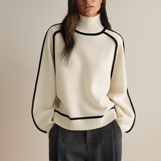 Emilie | Premium Rullekrave-jumper