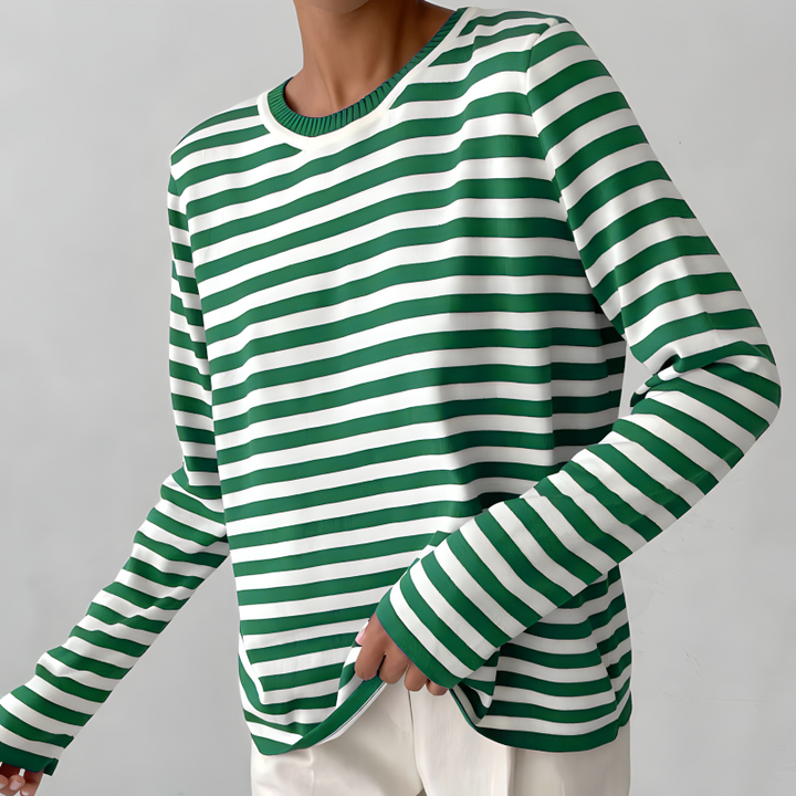 Nora | Elegant langærmet T-shirt til kvinder (Køb 1, få 1 GRATIS med)