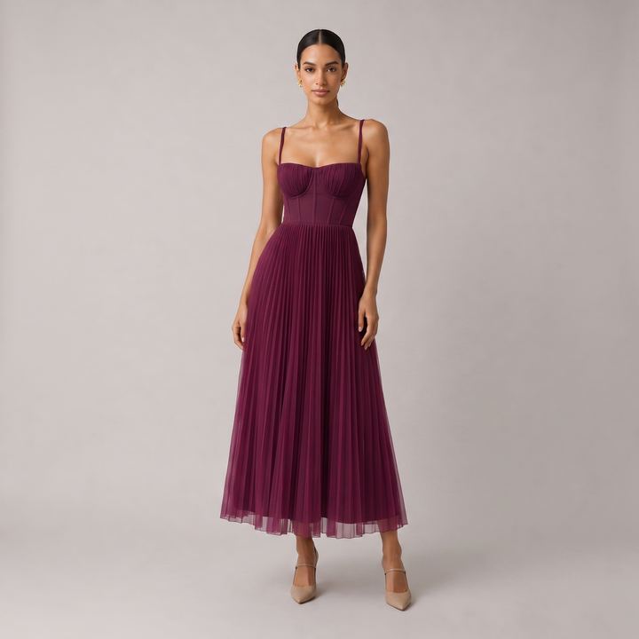 Tamara | Elegant midikjole med korset