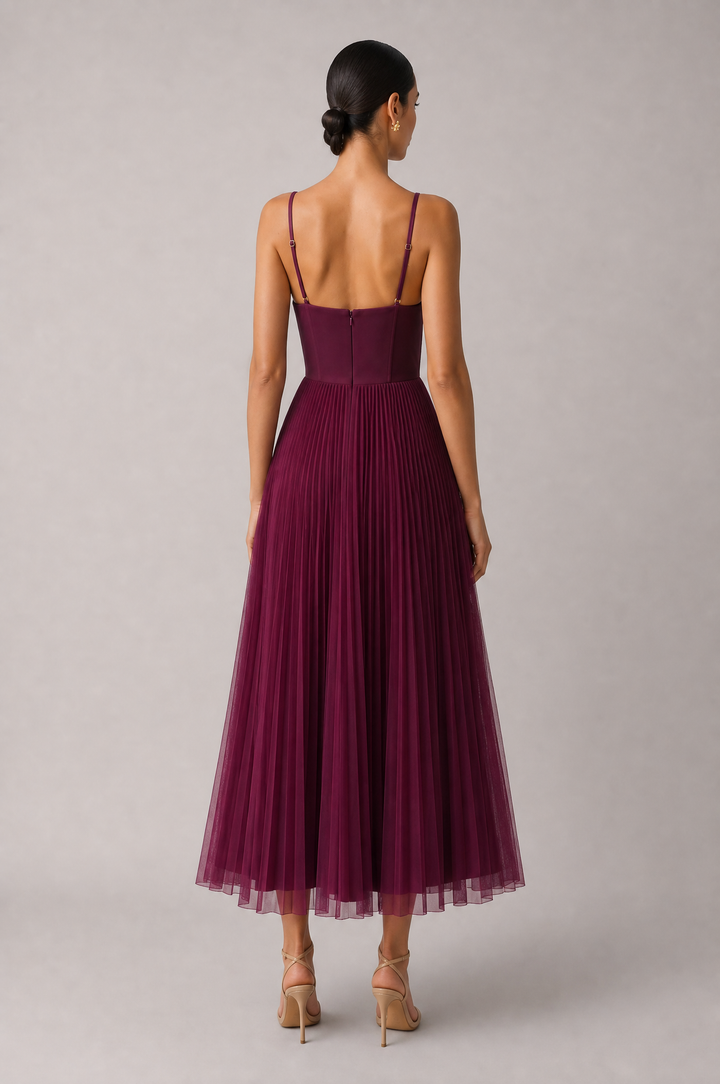 Tamara | Elegant midikjole med korset