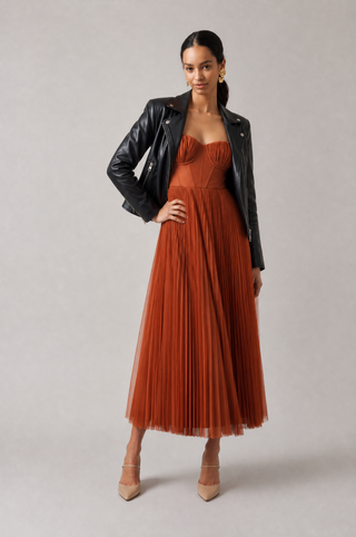Tamara | Elegant midikjole med korset